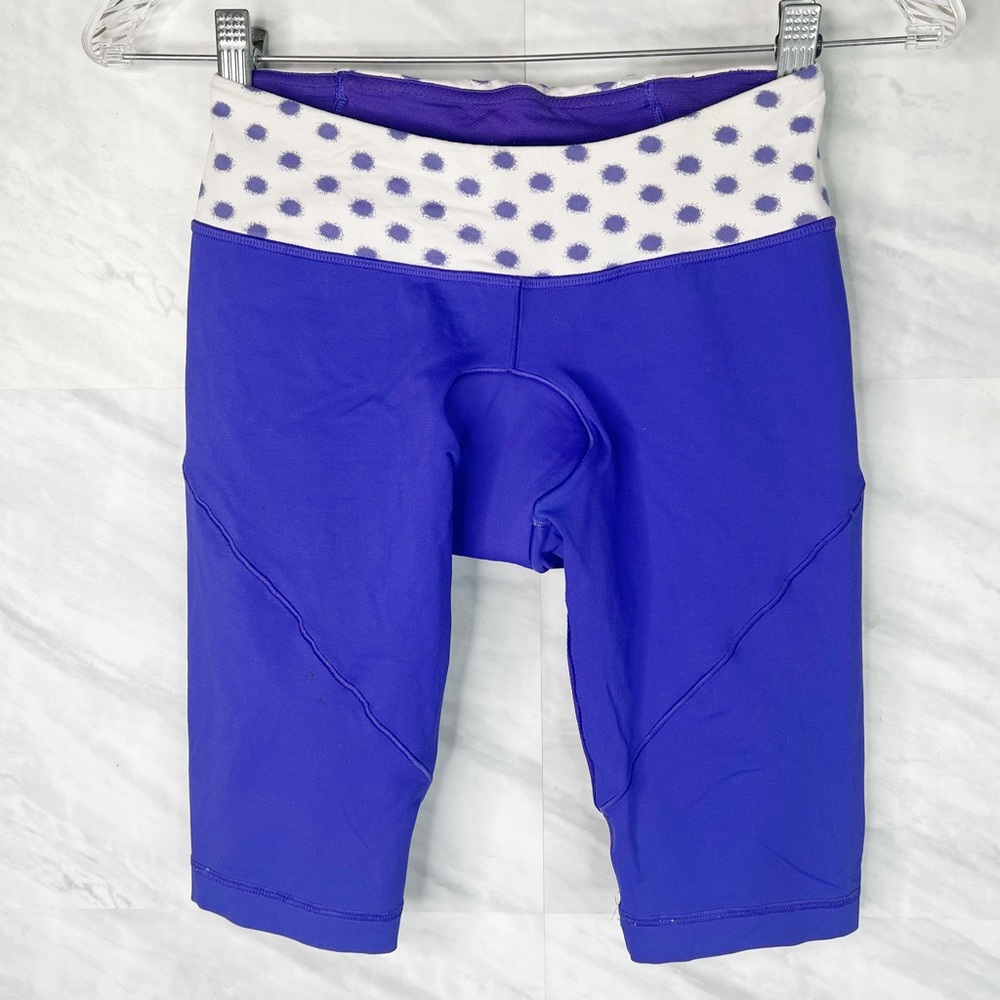 Lululemon Purple Padded Biker Shorts 6